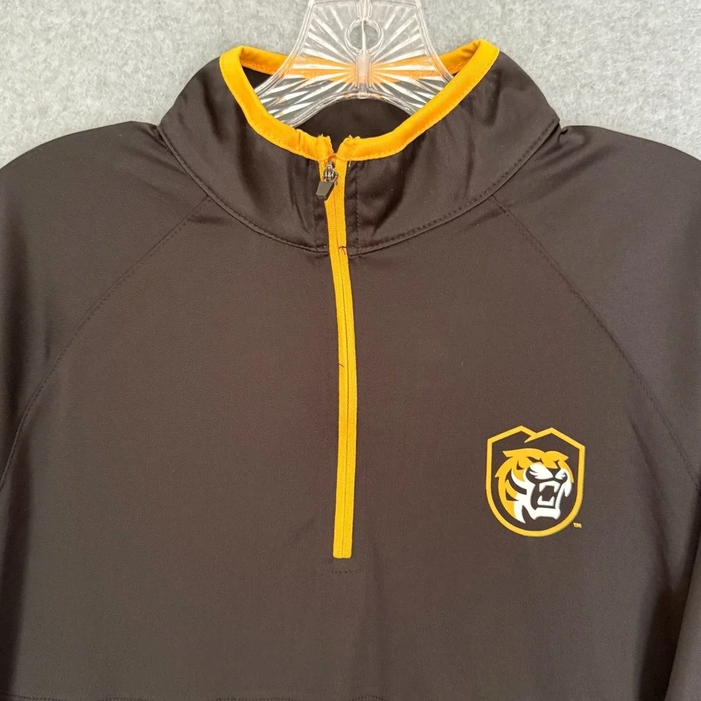 NEW Colorado College Colosseum Athletics 1/4 Zip Sweater Mens Medium Black NWT